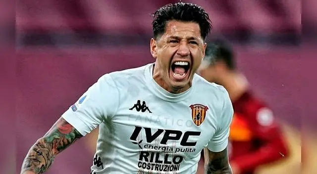 Giancaluca Lapadula estrenó su tatuaje peruano con gol.