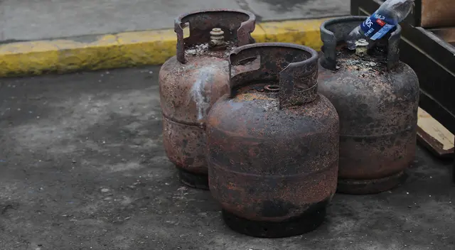 Los balones de gas encontrado se encontraban valorizados en S/ 8 000.