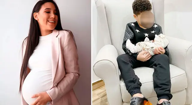 Hijo de Jefferson Farfán feliz por su sobrina Xianna. Hijo de Jefferson Farfán feliz por su sobrina Xianna.