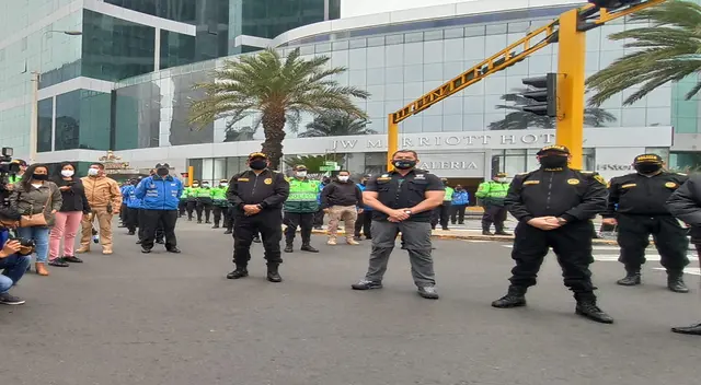 La Policía Nacional presentó el nuevo sistema de patrullaje en alianza con las municipalidades de San Borja, Miraflores, Surco y Surquillo. La Policía Nacional presentó el nuevo sistema de patrullaje en alianza con las municipalidades de San Borja, Miraflores, Surco y Surquillo.