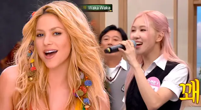 Shakira aseguró que le encantó la rendición que le hizo la integrante de BLACKPINK en el programa surcoreano “Men on a mission”.