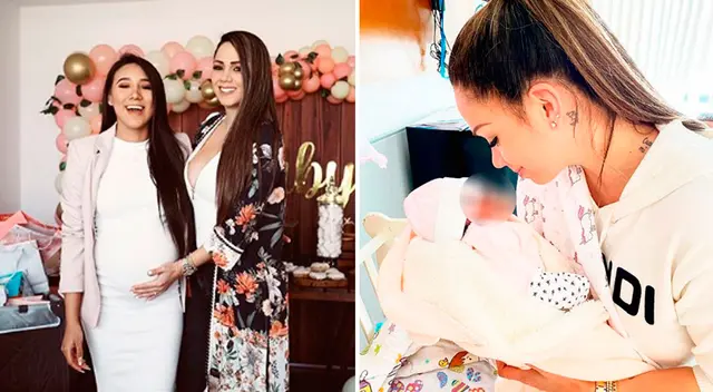 Melissa Klug chocha con su nieta Xianna.