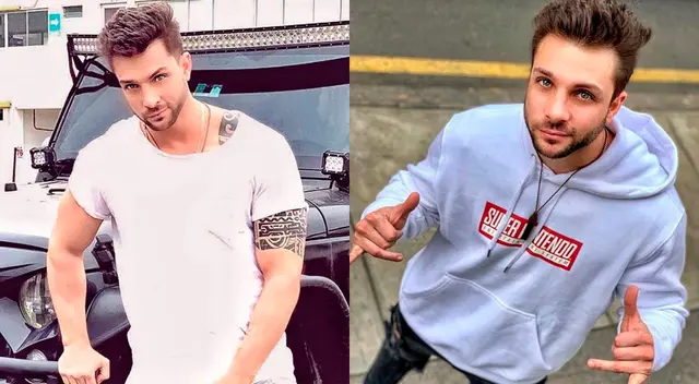 Pablo Heredia y Nicola Porcella en campaña de concientización contra el coronavirus.