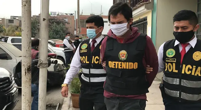 El detenido fue encontrado con 350 ketes de PBC El detenido fue encontrado con 350 ketes de PBC