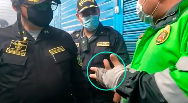 Agreden a policía en incendio de SJL.