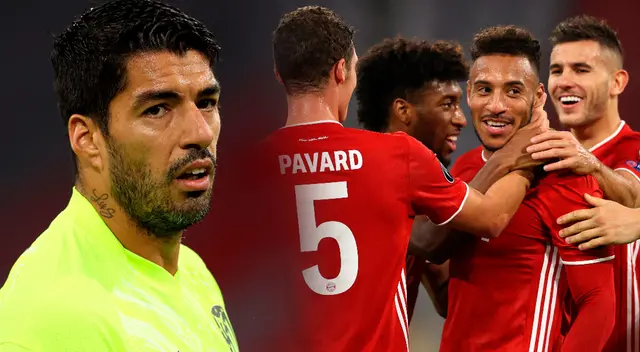 Luis Suárez vuelve a sufrir a la máquina del Bayern Múnich. Luis Suárez vuelve a sufrir a la máquina del Bayern Múnich.