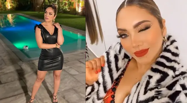 Isabel Acevedo feliz sobre su arreglo estético en los labios