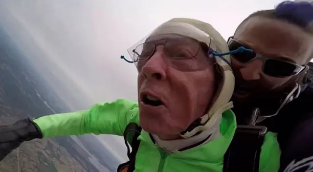 El anciano rompió un record Guinness