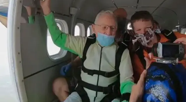 El anciano rompió un record Guinness