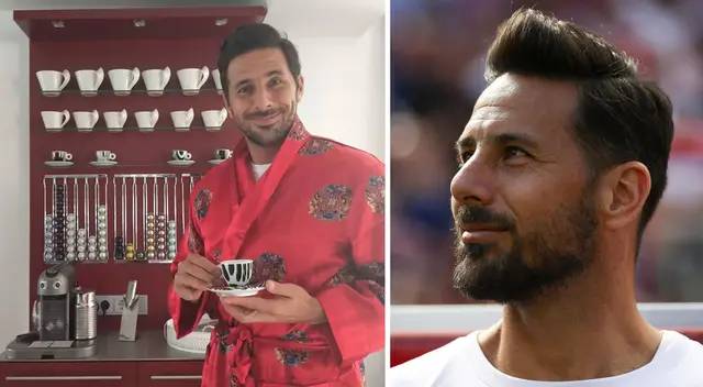 Claudio Pizarro se robó la atención en las redes sociales.