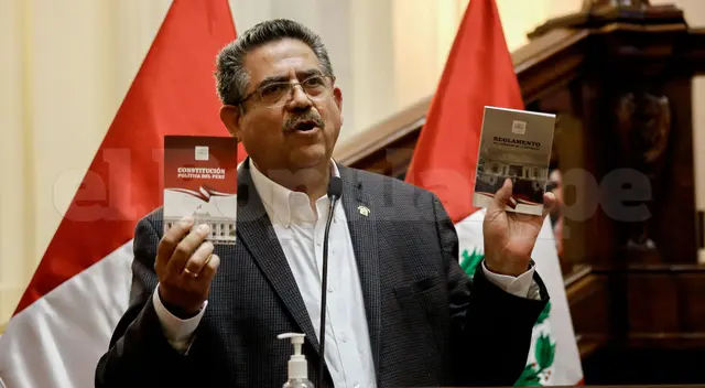 Manuel Merino rechaza que exista un intento de 'vacancia express' contra el presidente Martín Vizcarra.