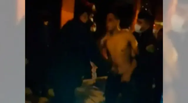 Detienen a efectivo por violencia familiar. Detienen a efectivo por violencia familiar.