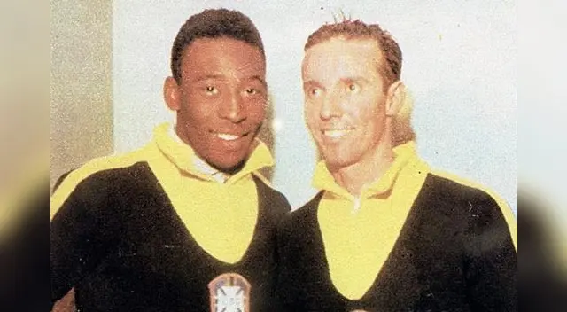 Pelé  y Zagallo una amistad de muchos años.