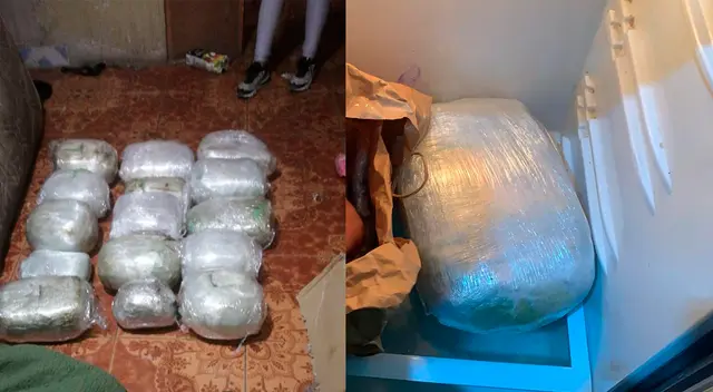 Incautan 30 kilos de marihuana