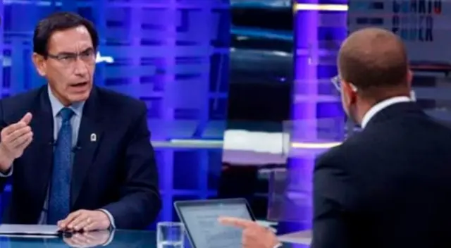 Martín Vizcarra fue consultado sobre entrevista con periodista.