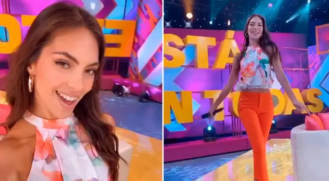 Natalie Vértiz luce radiante en su regreso del norte y disfrutó en pleno set del exitoso tema de Agua Marina.