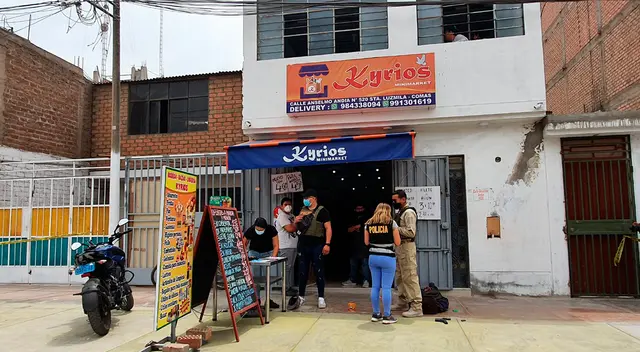 Robo en minimarket de Comas.