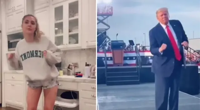 El reto de baile de Donald Trump está causando sensación en TikTok.