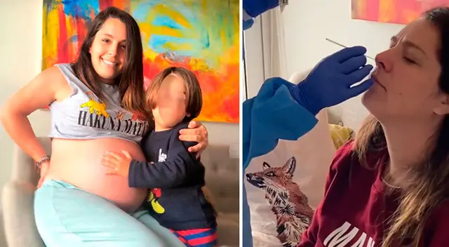 Yiddá Eslava se alista para dar la luz. Yiddá Eslava se alista para dar la luz.