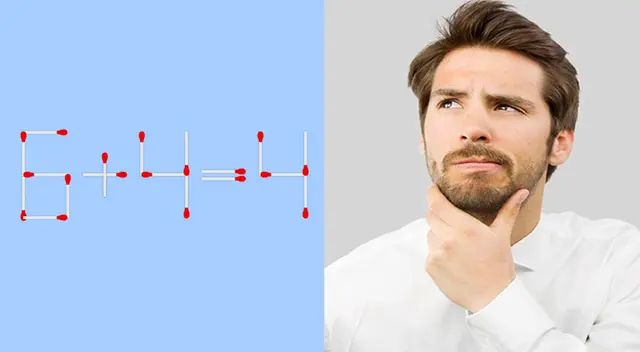 Tienes que mover un solo fósforo para que la respuesta sea correcta Tienes que mover un solo fósforo para que la respuesta sea correcta