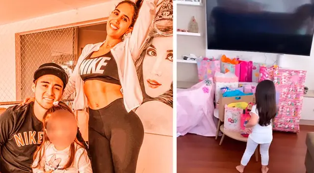 Melissa Paredes celebra cumpleaños de su hija.