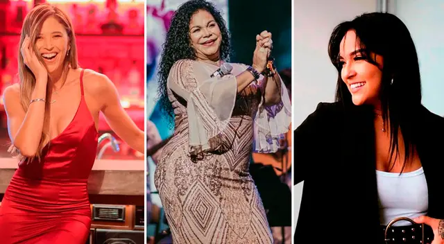 Eva Ayllón junto a Daniela Darcourt y Anna Carina. Eva Ayllón junto a Daniela Darcourt y Anna Carina.