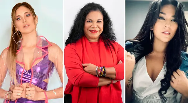 Eva Ayllón junto a Daniela Darcourt y Anna Carina. Eva Ayllón junto a Daniela Darcourt y Anna Carina.