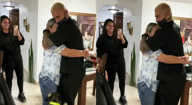 El cantante Maluma conmovió a sus fans al mostrar el emotivo momento en que abraza a su madre por primera vez después de casi medio año.