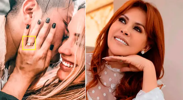 Magaly Medina reveló que el anilló de compromiso habría costado miles de dólares. Magaly Medina reveló que el anilló de compromiso habría costado miles de dólares.
