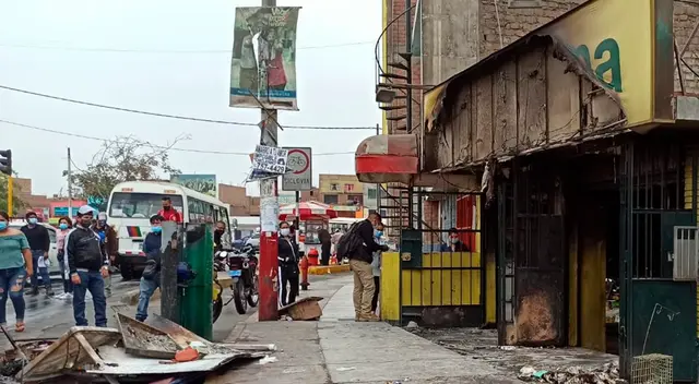 Incendio en Inkafarma.