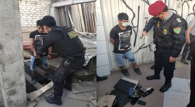 Los ladrones intentaron robar celulares, computadoras y discos duros valorizados en más de S/ 10 000. Los ladrones intentaron robar celulares, computadoras y discos duros valorizados en más de S/ 10 000.