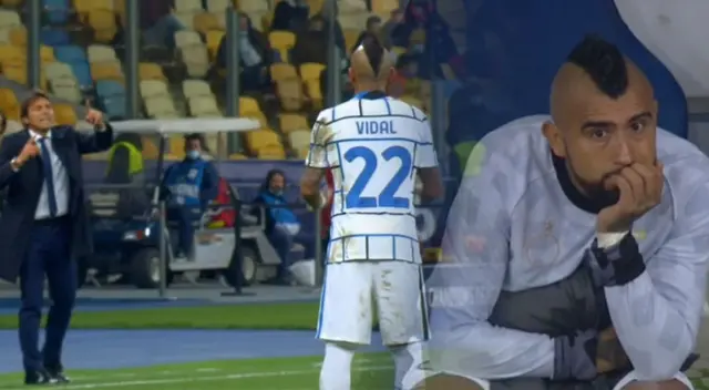 Vidal pasó la parte final del partido en el banco. Vidal pasó la parte final del partido en el banco.