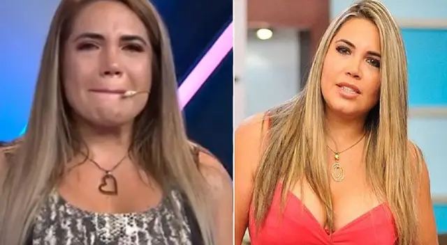 Anelhí Arias llora por sus hijas.