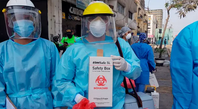 Brigadas de salud en La Victoria.