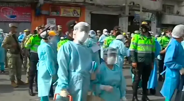 Brigadas de salud en La Victoria.