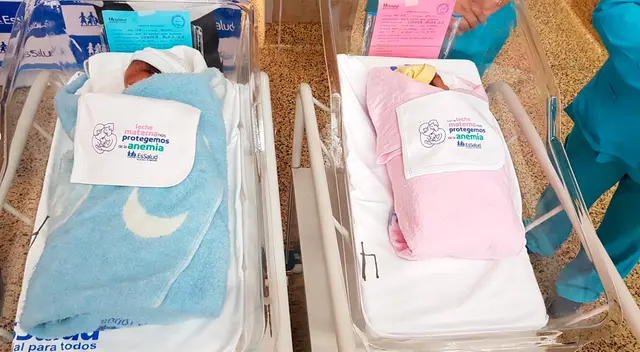 Nacimientos múltiples en hospital de EsSalud.