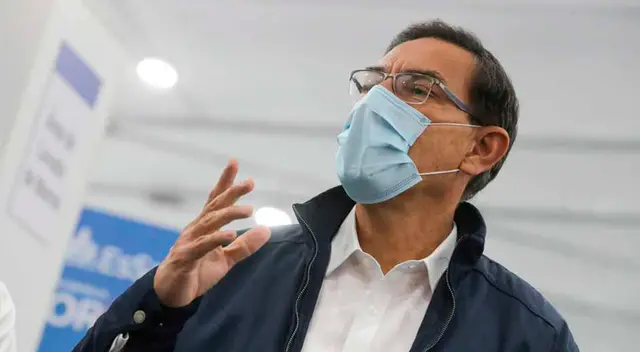 Martín Vizcarra brindará conferencia de prensa.