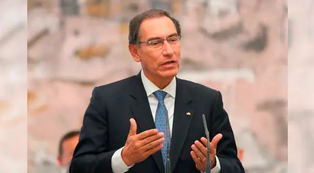 Martín Vizcarra brindará conferencia de prensa.