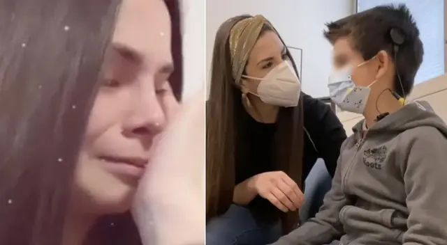 Sully Sáenz se emociona por su hijo.