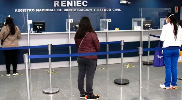 DNI vencido tendrá vigencia hasta fin de año.