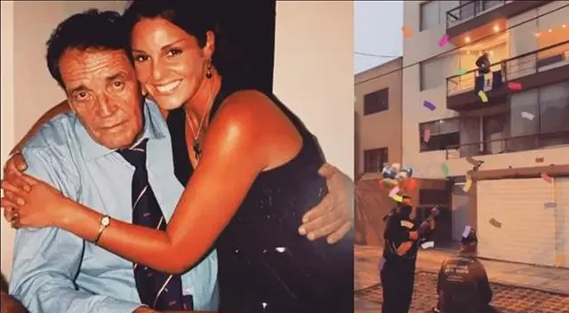 Rebeca Escribens le lleva serenata a su padre por su cumpleaños Rebeca Escribens le lleva serenata a su padre por su cumpleaños