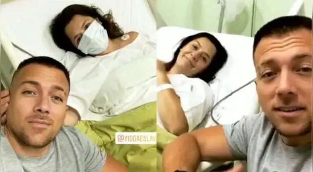 Julián Zucchi se mostró emocionado al contar que su hijo Maro se adelantó por lo que Yiddá Eslava tuvo que ser sometida a una cesárea.