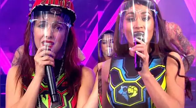 Las palabras de Michelle Soifer sobre su soltería durante el segmento “Guerra de hip hop” no le gustaron nada a Rosángela Espinoza. Las palabras de Michelle Soifer sobre su soltería durante el segmento “Guerra de hip hop” no le gustaron nada a Rosángela Espinoza.