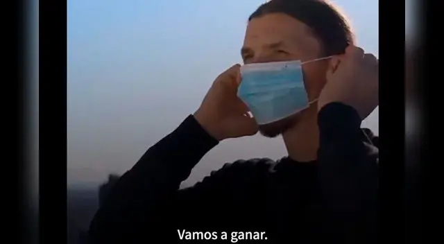 Zlatan Ibrahimovic en campaña contra el Coronavirus Zlatan Ibrahimovic en campaña contra el Coronavirus