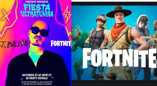 J Balvin dará concierto en Fortnite para celebrar Halloween J Balvin dará concierto en Fortnite para celebrar Halloween