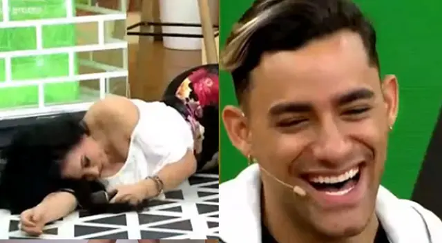 Janet Barboza se desmaya tras ver biceps de Austin Palao. Janet Barboza se desmaya tras ver biceps de Austin Palao.