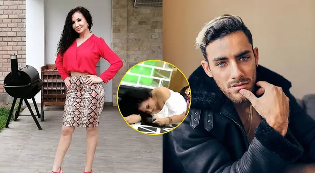 Janet Barboza se impresiona al ver a Austin Palao. Janet Barboza se impresiona al ver a Austin Palao.