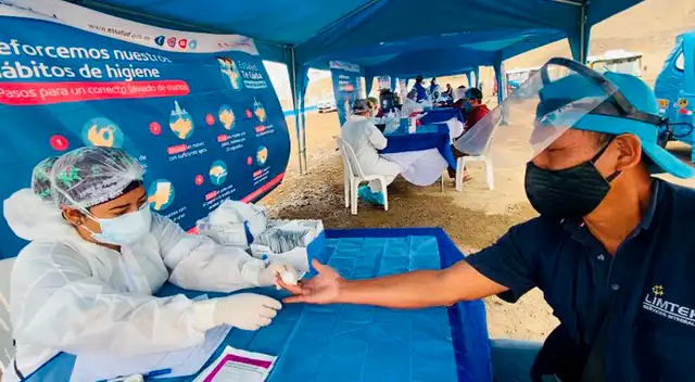 Pruebas COVID-19 en el Callao.
