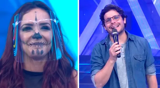 Gian Piero Díaz se divirtió con look de Rosángela Espinoza. Gian Piero Díaz se divirtió con look de Rosángela Espinoza.