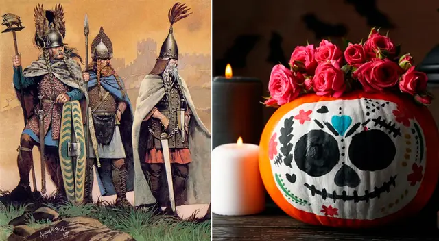Los celtas creían que con la llegada de Samhain los espíritus de los muertos podían caminar entre los vivos. Los celtas creían que con la llegada de Samhain los espíritus de los muertos podían caminar entre los vivos.